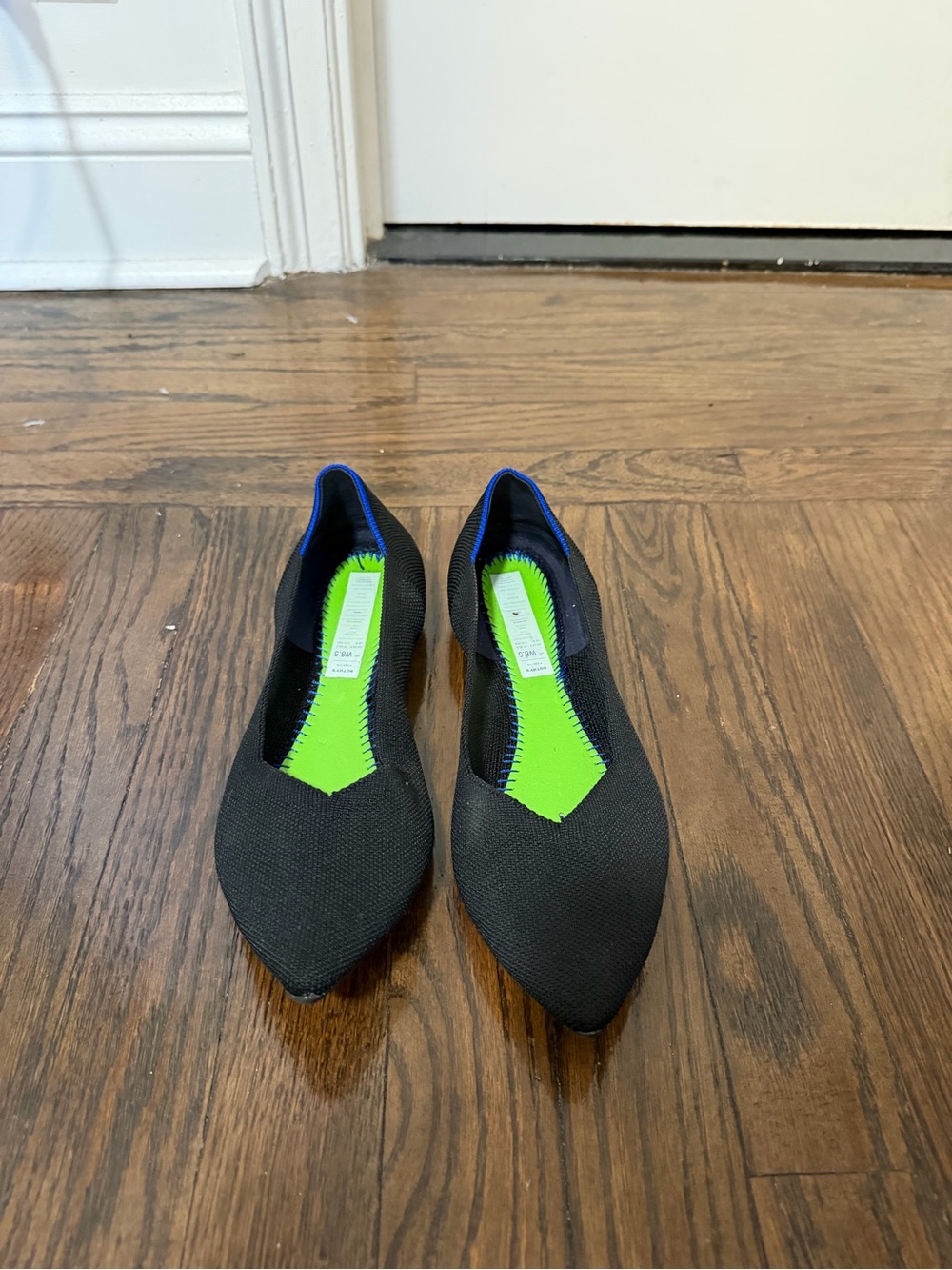 Rothy's Black Pointed Flats
